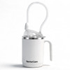 SectorCare 3 in 1 Spill Proof Feeding Cup 450ml with Long Straw White