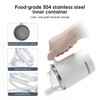 SectorCare 3 in 1 Spill Proof Feeding Cup 450ml with Long Straw White