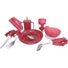SectorCare Adaptive Dining Set 8 Piece Suction Base Cutlery Burgundy