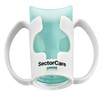 SectorCare Nosey Cup with Dual Handles 250mL Cut Out Rim Green