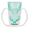 SectorCare Nosey Cup with Dual Handles 250mL Cut Out Rim Green