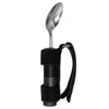 SectorCare Adaptive Spoon with Palm Strap 18.6cm Rotating Head Black