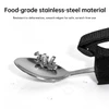 SectorCare Adaptive Spoon with Palm Strap 18.6cm Rotating Head Black