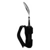 SectorCare Adaptive Eating Spoon with Bendable Neck and Hand Strap Black