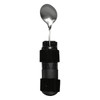 SectorCare Adaptive Eating Spoon with Bendable Neck and Hand Strap Black