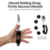 SectorCare Adaptive Utensil Holding Strap with Hand Cuff Black