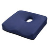 SectorCare Coccyx Cutout Gel Latex Seat Cushion 8cm H x 42cm W Blue