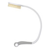 SectorCare Curved Long Handle Back Bath Brush with Hanging Hole Grey