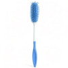 SectorCare Long Handled Hair Brush with Curved Non Slip Grip Blue