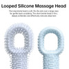 SectorCare Long Handled Toe Washer with Silicone Loop Head, 40cm Blue