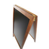 Aframe Black Board-Red Wood