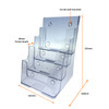 A5 counter top brochure stand