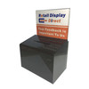 Dark acrylic donation box