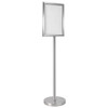 A3 Stainless Steel Floor Poster Display Stand