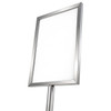 A3 Stainless Steel Floor Poster Display Stand