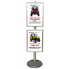 2x A2 Poster Stand - Double Sided
