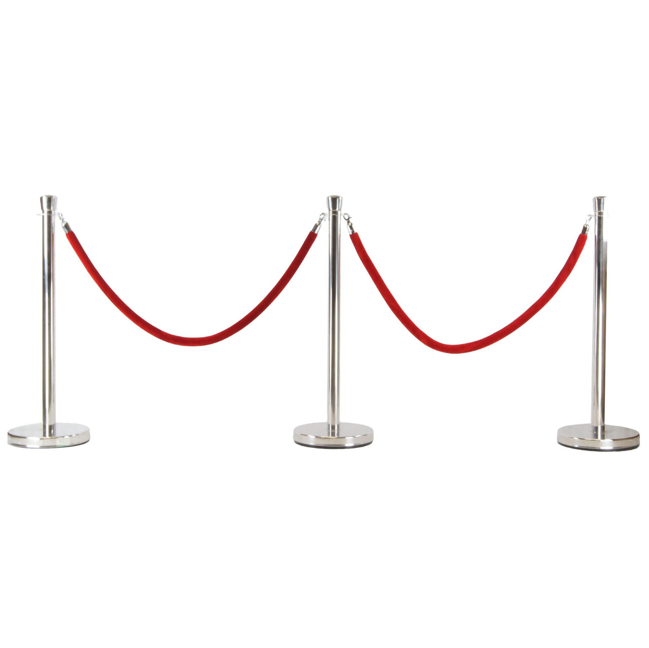 Rope Bollards | Gold Velvet Rope Barriers for Sale