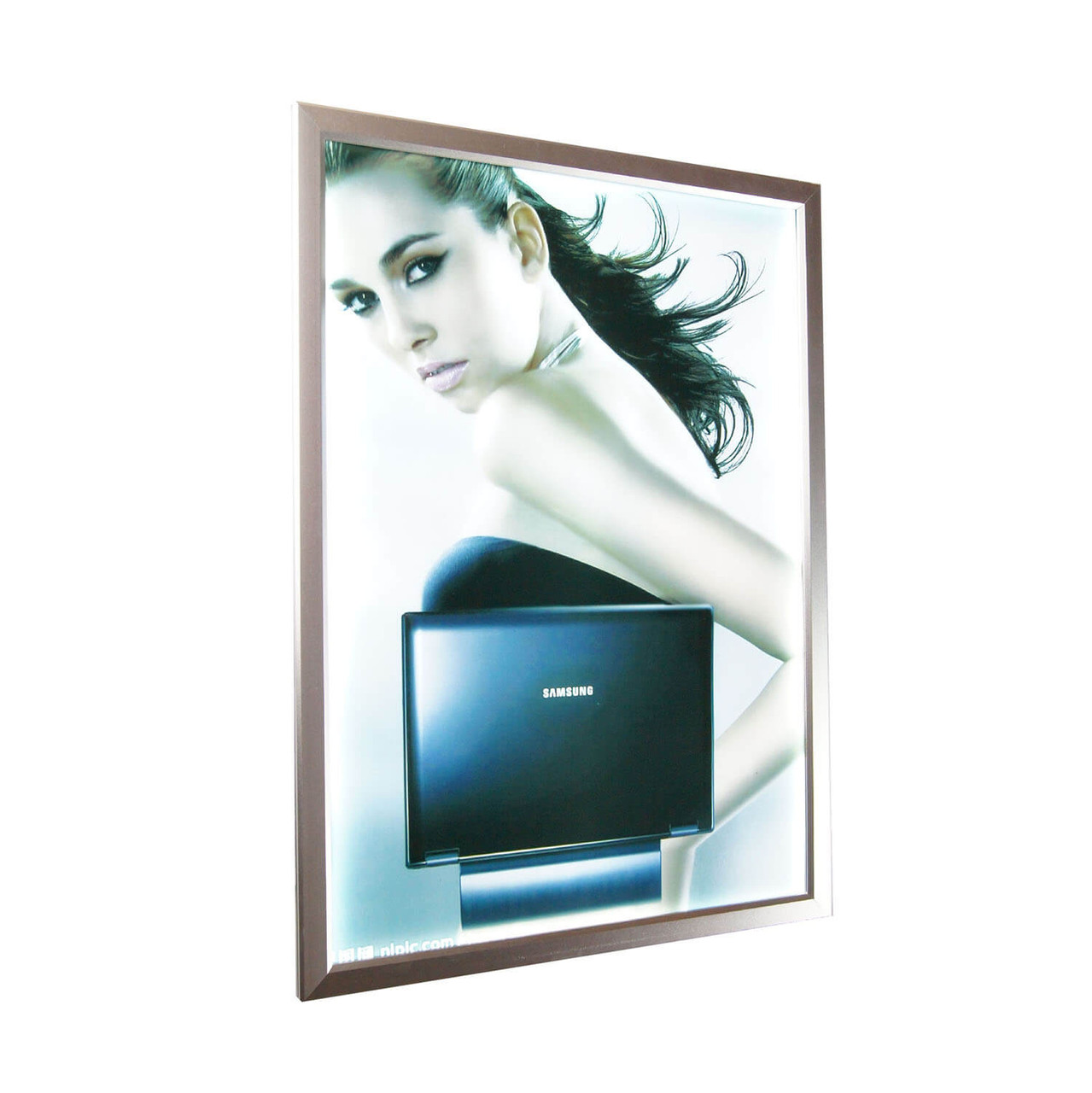A3 LED light box in snap frame design for commercial use