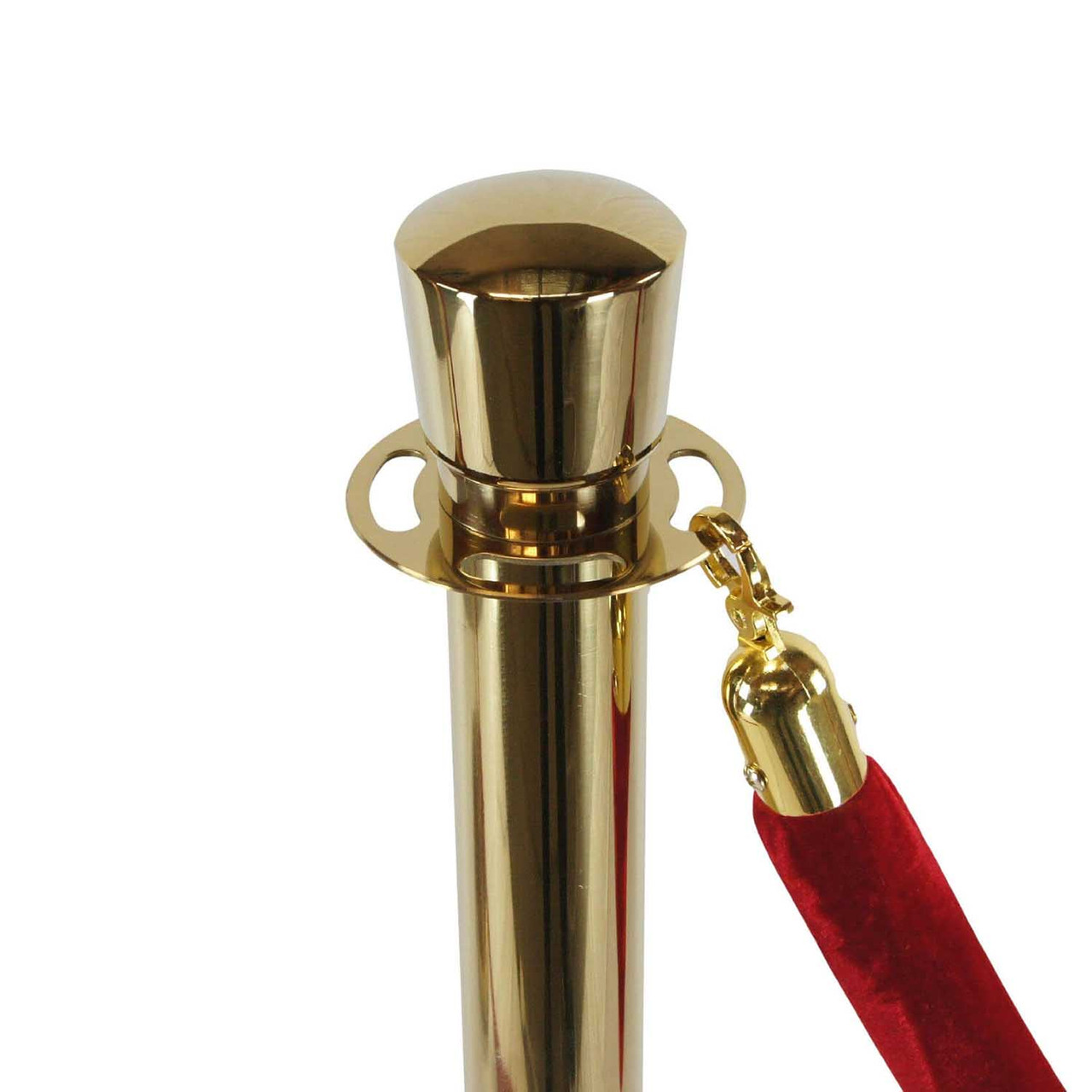 Bollards Gold Rope Gold Bollard and Rope Barrier for Sale