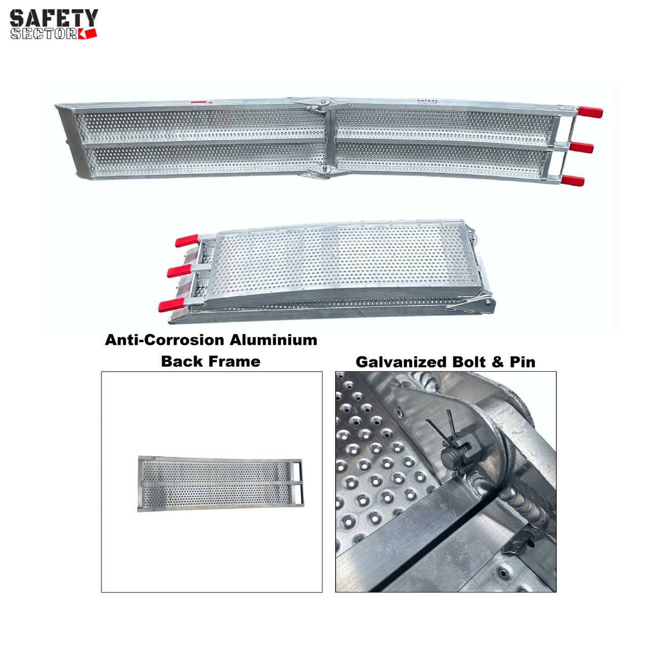 Aluminium ATV Loading Ramp- Mesh Design 2.13M Pair