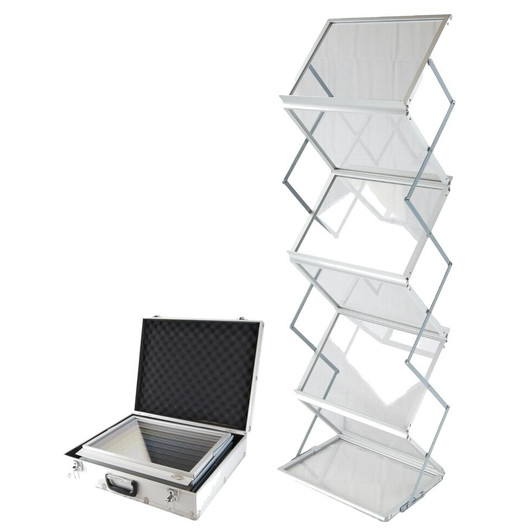 Portable brochure stand A3