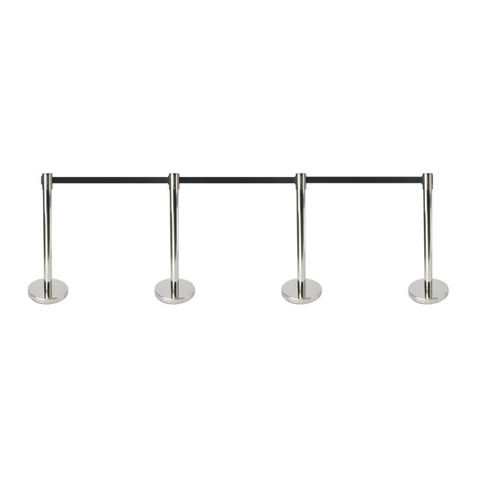 Retractable Queue Barrier