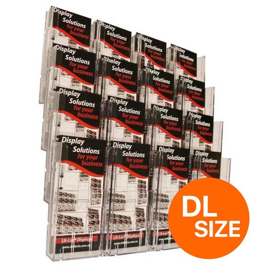 16xDL Wall Mount Brochure holder