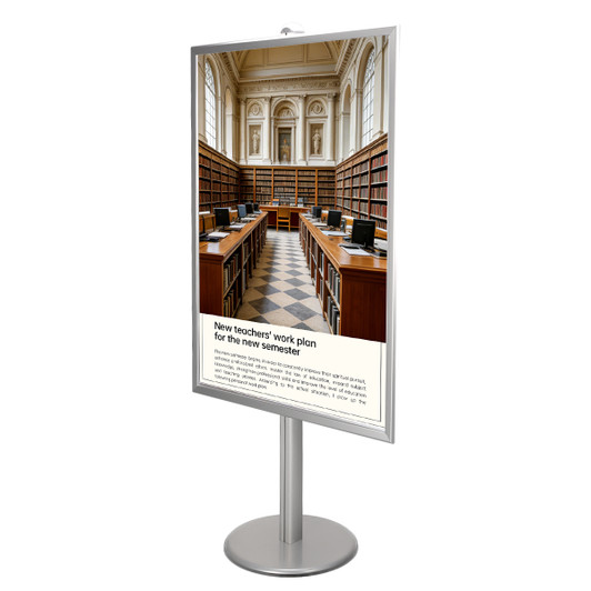 A0 Poster Stand- Single Sided With 32mm Heavy Duty Snap Frame