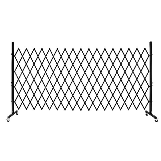 Heavy Duty 2m High Expandable Barrier – Black – 3.5m