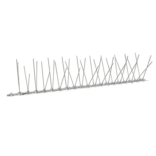 50cm Stainless Steel Bird Spikes - Staggered Design
