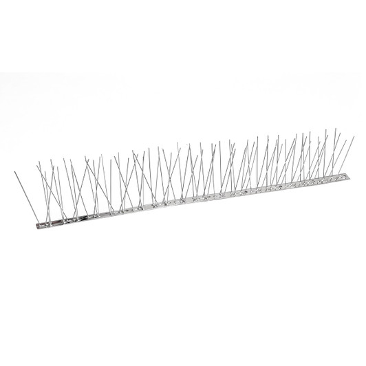 100cm Stainless Steel Bird Spikes Staggered Design