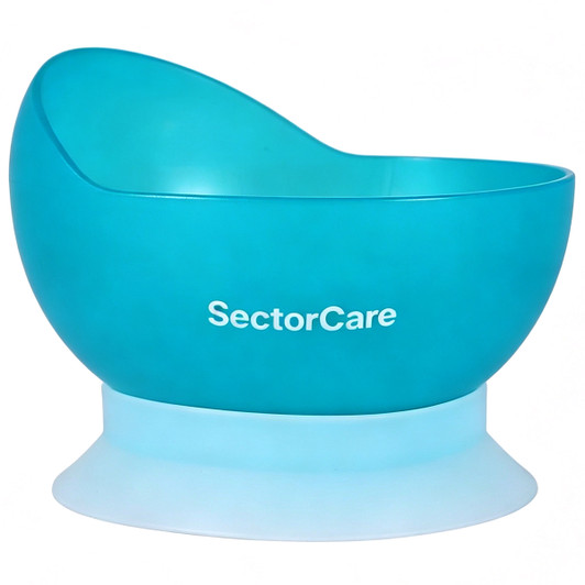 SectorCare Non Slip Scoop Bowl 450mL with High Rim and Suction Base