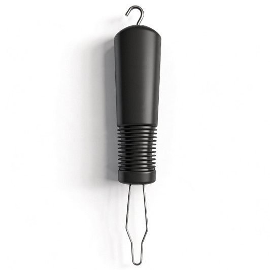 SectorCare 2 in 1 Button Hook and Zipper Pull Dressing Aid Black