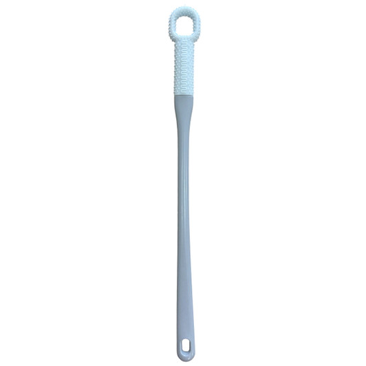 SectorCare Long Handled Toe Washer with Firm Silicone Loop Head, Blue