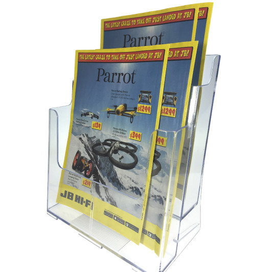 A4 plastic brochure holders