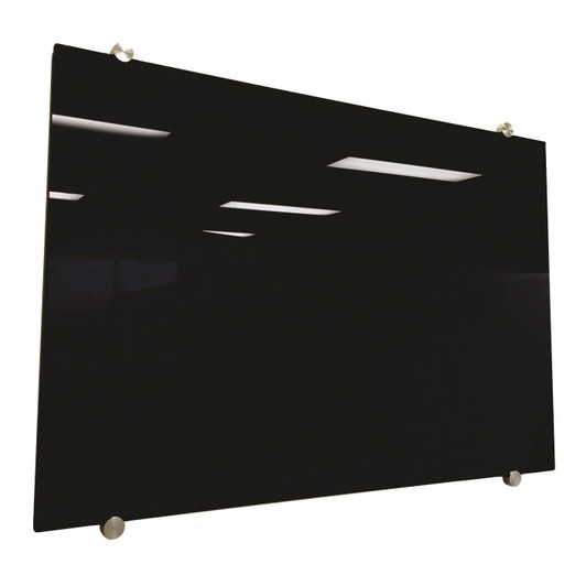 Glass Whiteboard 1200x900mm BLACK