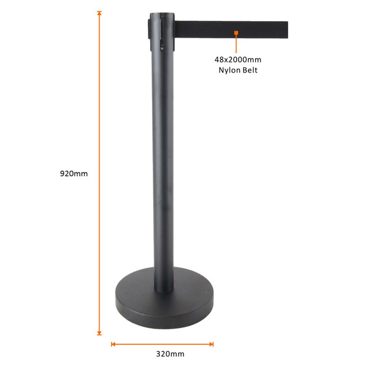 Retractable Barrier Post