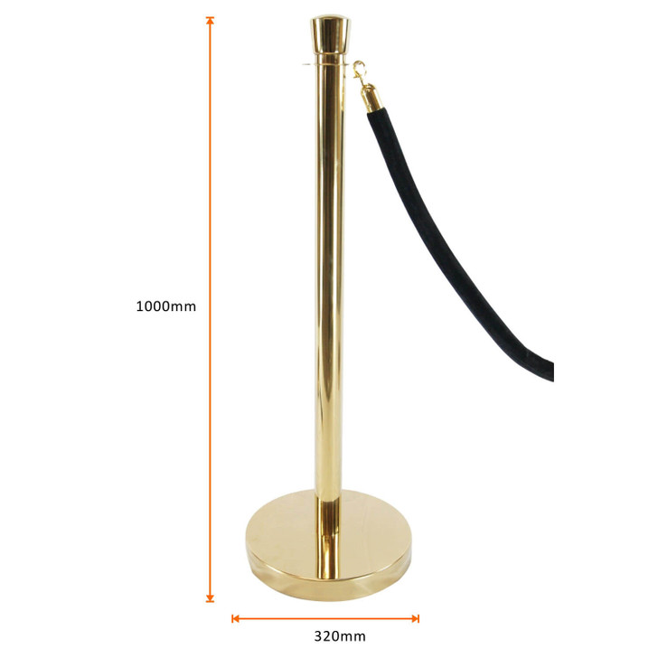 Gold Rope Barrier