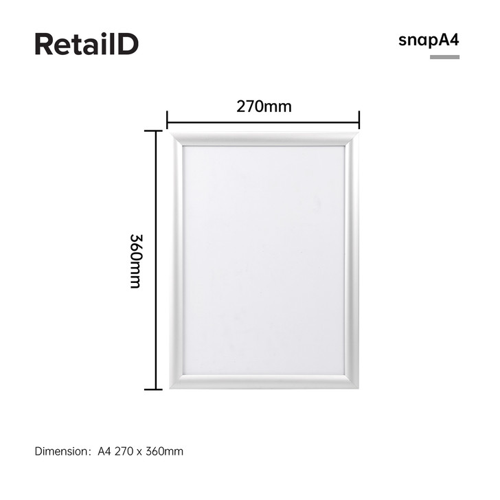 A4 Snap Lock Frames