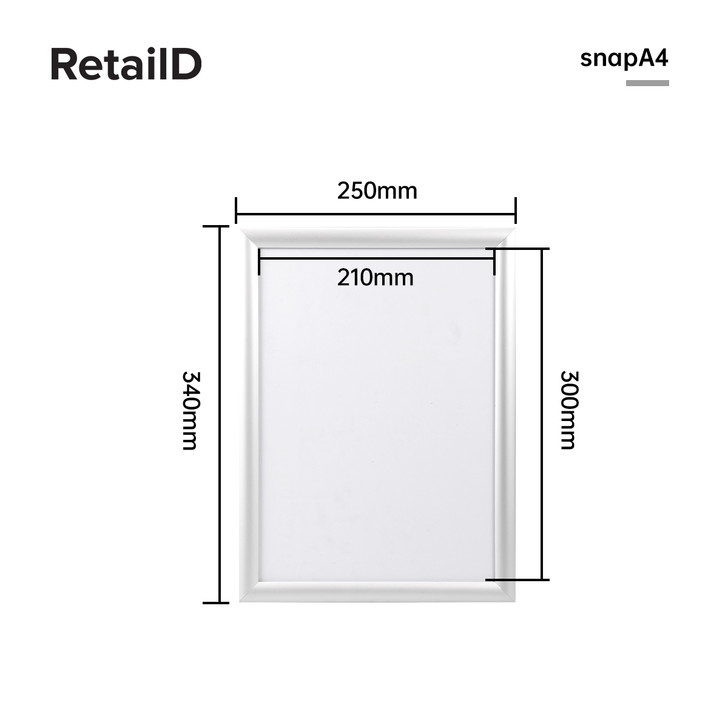 A4 Snap Lock Frames