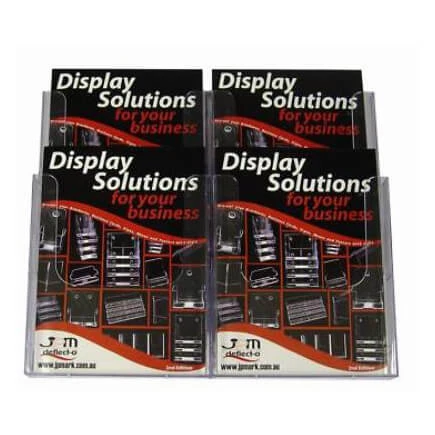 A4 Wall Mount Brochure Holder four pockets