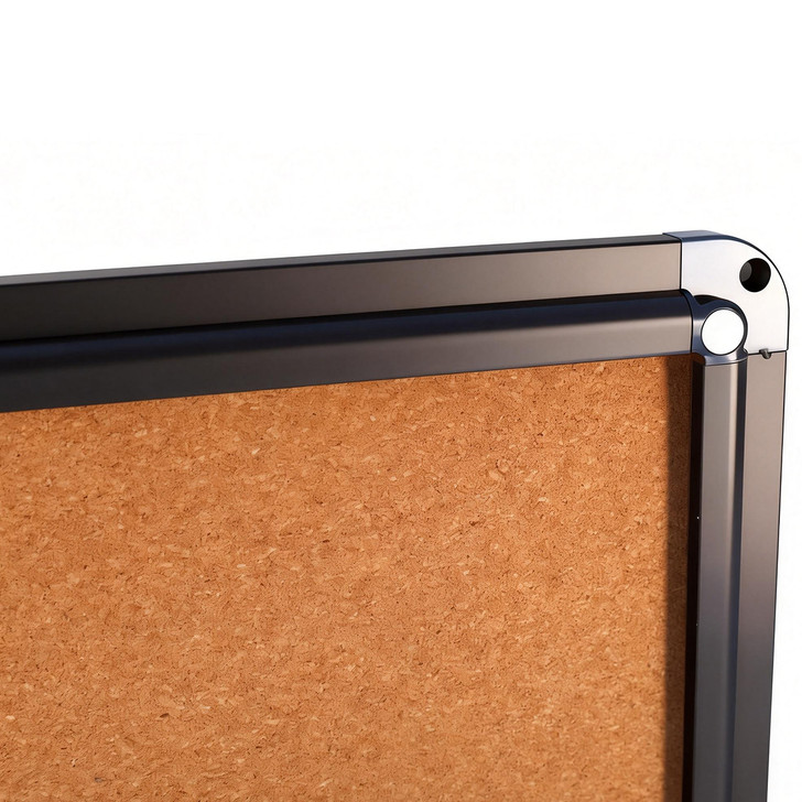 Notice Board Cabinets 15xA4 Indoor Black