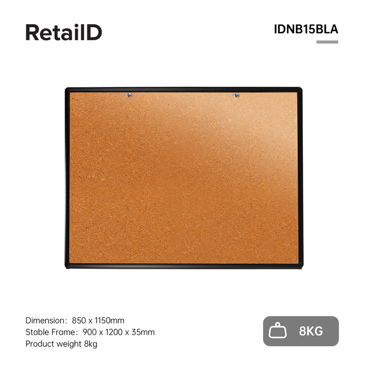 Notice Board Cabinets 15xA4 Indoor Black