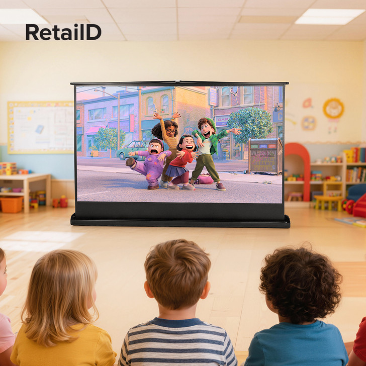 ErgoDC Floor Projector Screen 100" 16:9