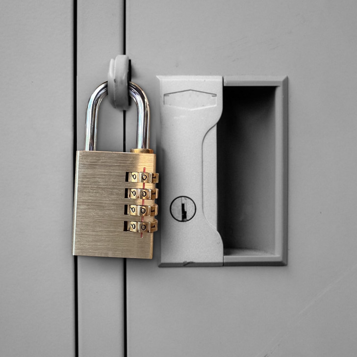 Brass High-Security Passcode Padlock 105x60x14mm