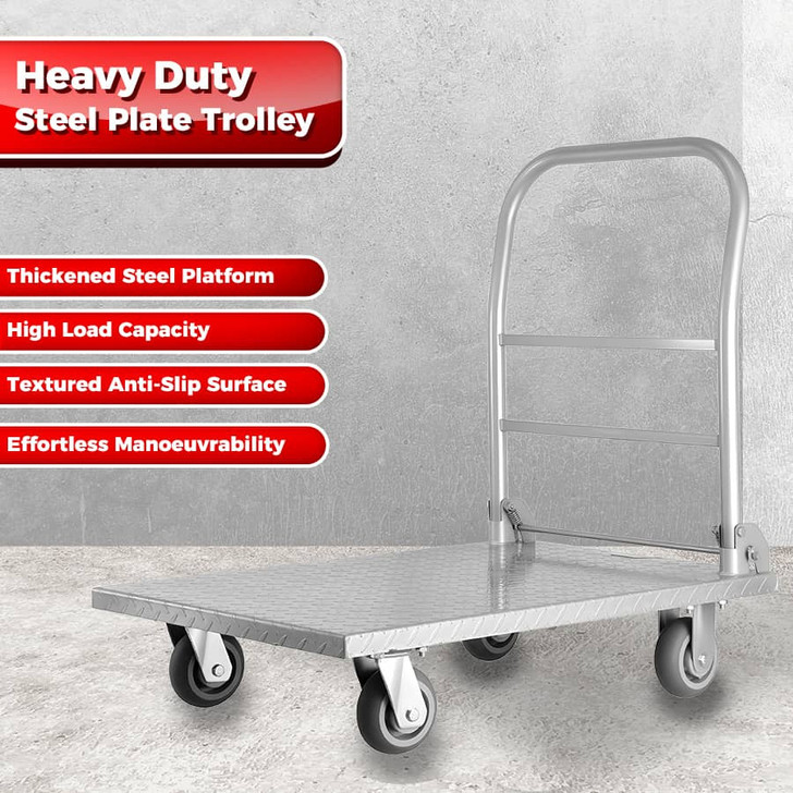 Industrial Steel Platform Trolley
