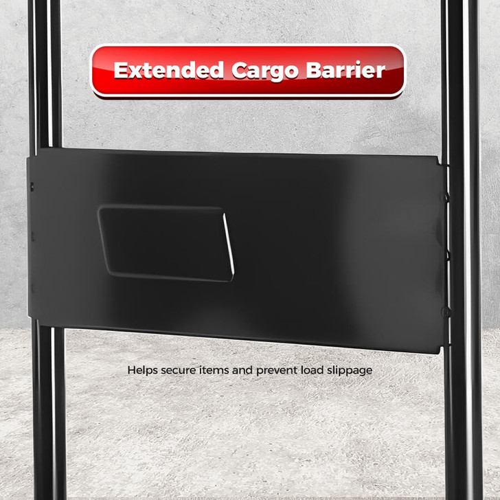 Heavy-Duty Warehouse Cage Trolley Dual Handle with Mesh Sides