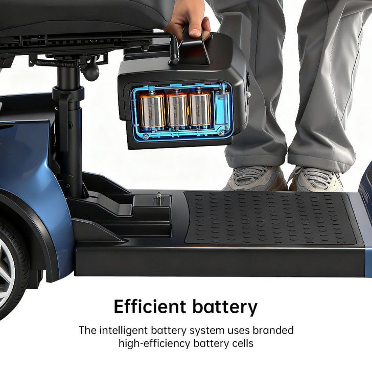SectorCare Travel Mobility Scooter - Blue