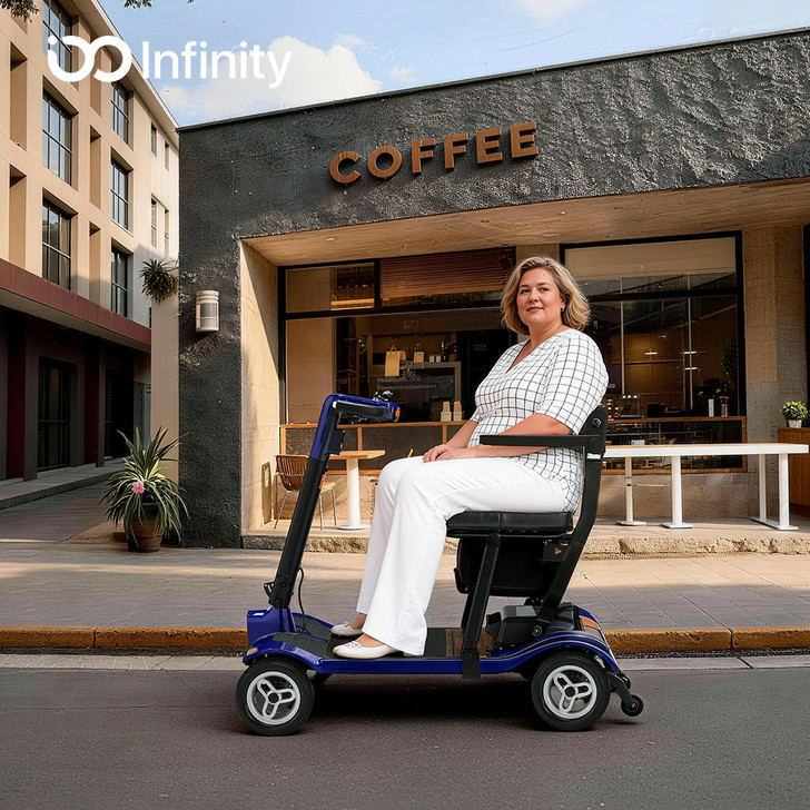 Infinity Ultra Lite Mobility Scooter- Blue