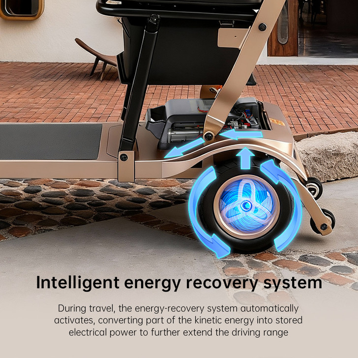Infinity Ultra Lite Mobility Scooter- Champagne
